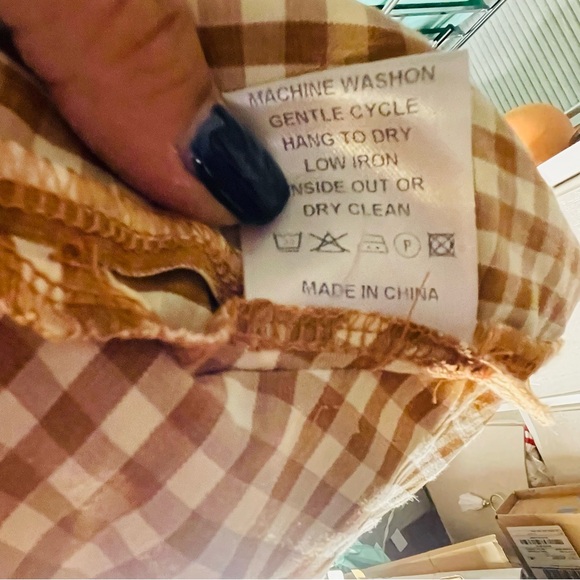 Maac London hull tie wrap shirt with puff sleeves and long wrap ribbon cotton m - Picture 6 of 8